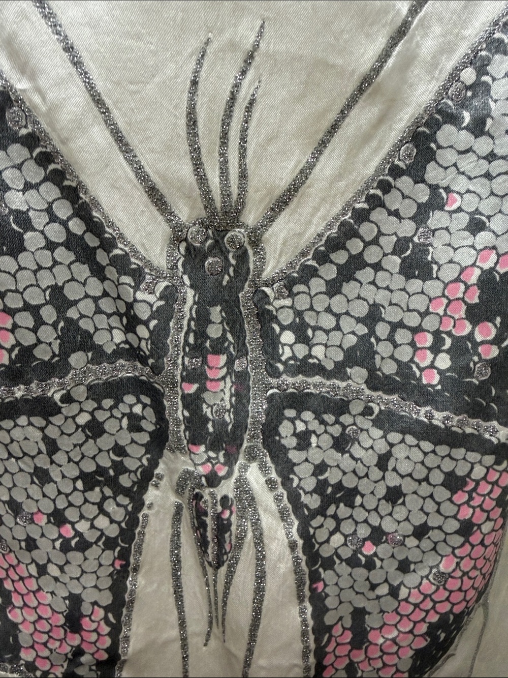 Vintage Fire California Brand Cream Butterfly Graphic Pullover - Picture 11 of 12